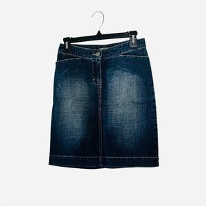Bebe Vintage 90’s Denim Women's Blue Jean Skirt